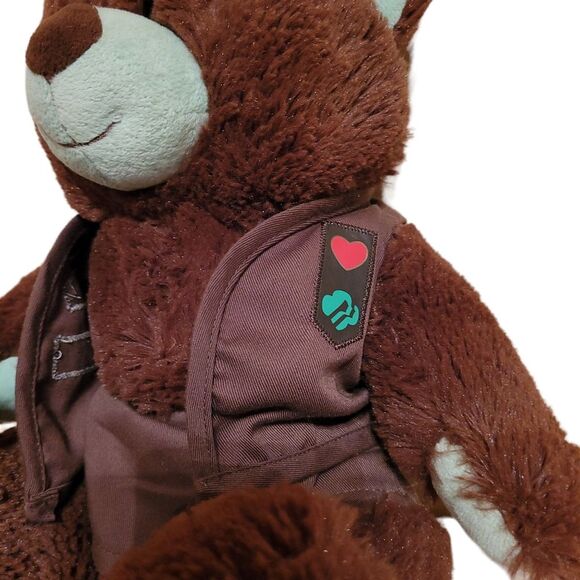 GIRL SCOUT  BUILD A BEAR Brownie Clothing Thin Mint Bear COLLECTIBLE - Picture 2 of 8